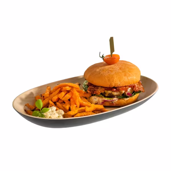 (6 stuks) Schaal - FRIDA - Melamine - 1,2L - 335x210mm - stapelbaar