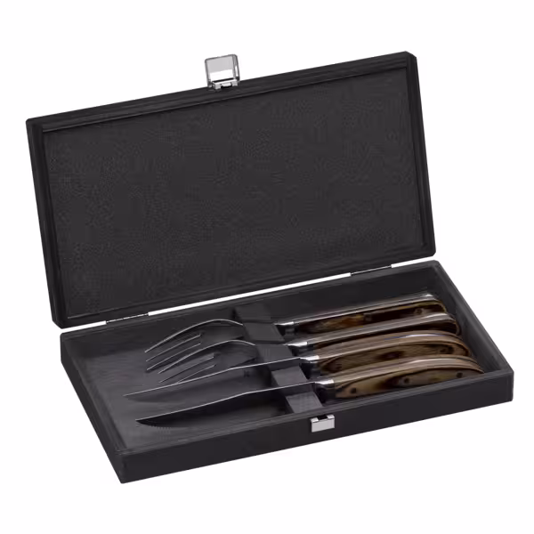 WMF | RODEO - Steakbox - 2 x Steakmesser, 2 x Steakgabel
