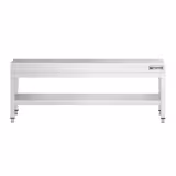 Edelstahl Unterbautisch 1600x700mm - mit Grundboden