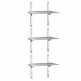 Mensola a parete in acciaio inox PREMIUM - 1000x300mm - con 3 ripiani