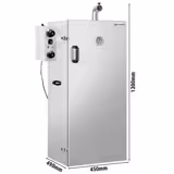 Fumoir électrique professionnel - avec 8 grilles - 450x490mm