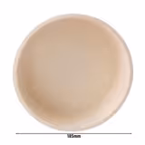 (60 Stück) Mehrwegschale/-bowl - 1 Liter - Ø 185mm - Cremeweiß
