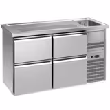 Hűtött bárpult PREMIUM PLUS - 1550x700 mm - 4 fiók