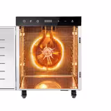 Essiccatore alimentare professionale - con 10 ripiani - acciaio inox - 800W
