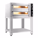 Elektrikli pizza fırını 6+6x 30 cm (derin) -manuel-alt stand dahil