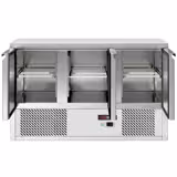 Koelwerkbank ECO - 1370x700mm - met 3 deuren