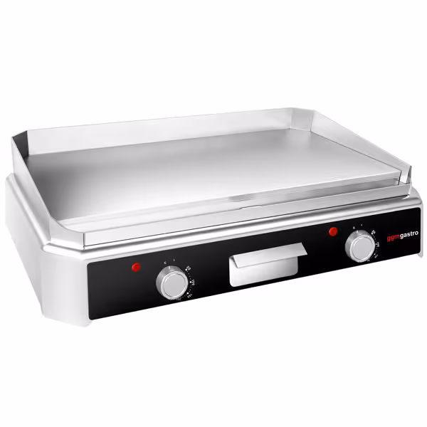 Electric griddle plate - 5 kW - Smooth
