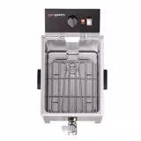 Elektrická fritéza - 8L - 3,25 kW - s vypouštěcím kohoutem