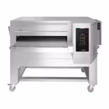 Electric Conveyor Pizza Oven - 1260x1750mm (49.6"x68.9") - 3 Phase - Touchscreen Controls - Belt width: 500mm (19.7") - up to 350°C - incl. Base frame - with Wheels