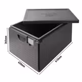 THERMO FUTURE BOX | Thermobox MENU 6 - 59 Liter - Schwarz