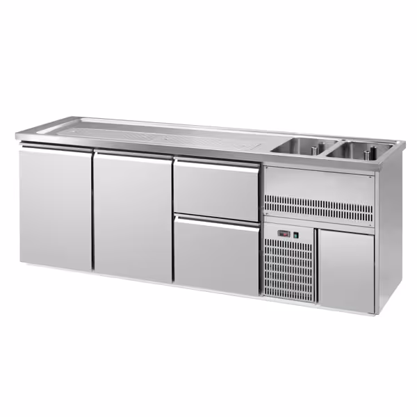 Bierkoeling Premium PLUS - 2500x700mm - 2 deuren & 2 laden