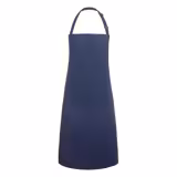 (6 Stück) KARLOWSKY | Latzschürze mit Tasche Basic - Marine