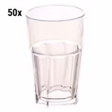 (50 Stück) Polycarbonatglas - Transparent - 300ml