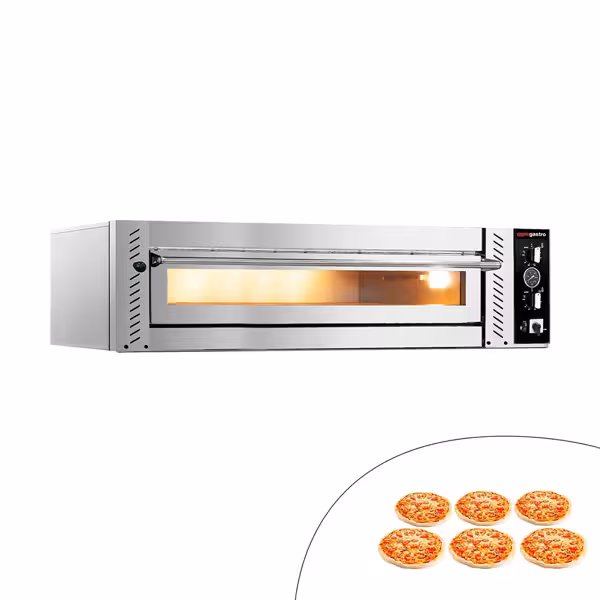 Elektro Pizzaofen - 6x 30cm (Breit) - Manuell