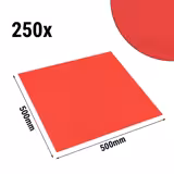 (250 pcs) Damask Napkin Vienna - 50x50cm - Fire Red