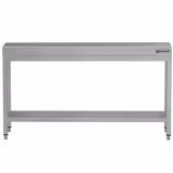 Edelstahl Arbeitstisch ECO - 2000x600mm - mit Grundboden