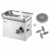 Heavy Duty Electric Meat Mincer Size 22 - 350kg/h - 1.1 kW - Mincing Plate 4.5mm