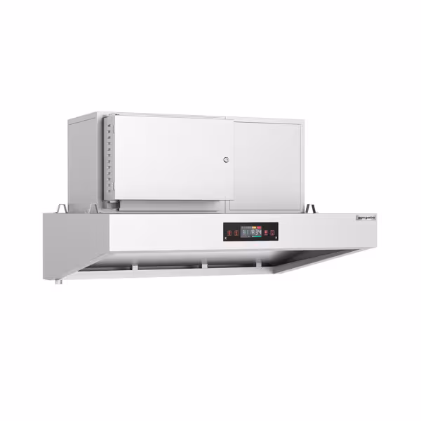 Afzuigkap - afvoer of recirculatie - 1600mm - 98% vetscheidingsgraad - met touchbediening - LED-verlichting