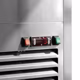 Panoramavitrine - 440 Liter - 2 Glastüren - 5 Ablagen - Silber