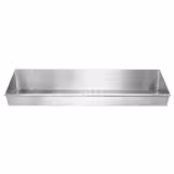 Edelstahl Pommeswanne - 1200x300mm
