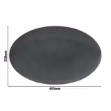 (2 pcs) SELTMANN WEIDEN | Serving Platter - Rectangular Coupe - Porcelain - 330×180 mm - Anthracite