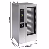 Gas-Combisteamer - Touch - 40x GN 1/1 - incl. wassysteem & temperatuurvoeler - incl. boiler & innengestell