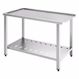 Stainless Steel Pass-Through Dishwasher Outfeed Table – Left - 1100 x 580 mm - Fits DSHI1080WD