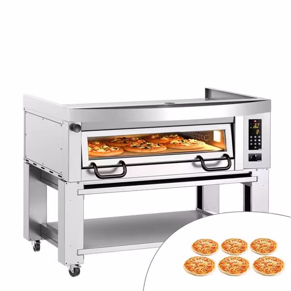 Elektro Pizzaofen Power - 9x 34cm - Digital - inkl. Haube & Untergestell