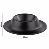 (24 pz) Portauovo EGGY - Melamina - Ø 85mm - Nero
