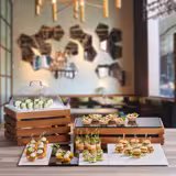 (6 pcs) GN 2/4 Gastronorm Tray - ZERO - Melamine - 530x162mm - Height: 15mm - White