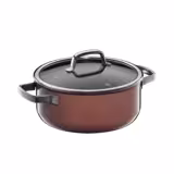 WMF | Fusiontec Mineral – Cocotte – Ø 240 mm – 4,4 litres – avec couvercle en verre – Rose Quartz