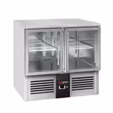 Koelwerkbank PREMIUM - 903x700mm - met 2 glazen deuren