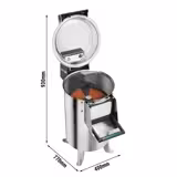 Elektrischer Kartoffelschäler - 220 kg/h - 1,1 kW - 230 Volt