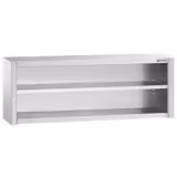 Pensili in acciaio inox PREMIUM - 2000x400mm - senza porta scorrevole - altezza 650mm
