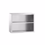 Edelstahl Wandhängeschrank PREMIUM - 800x400mm - ohne Schiebetür - 800mm hoch
