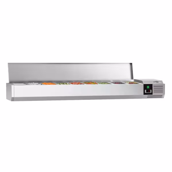 واجهة عرض مبردة علوية PREMIUM - 1800x335mm - 8x GN 1/4