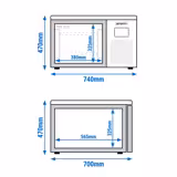Commercial Blast Chiller - EVCO display – 40L – 3× GN 2/3 – −2°C to −35°C – Eco