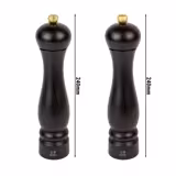 (6 st) PEUGEOT | CLERMONT – Salt- & pepparkvarnar – Trä choklad – Höjd: 240 mm
