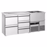 Direct Draw Beer Dispenser / Kegerator PREMIUM - 1950x700mm - 5 Drawers