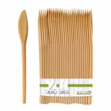 (1000 buc) Cuțit reutilizabil - 180 mm - lavabil în mașina de spălat vase; fără BPA - maro