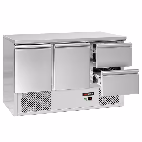 Kylbänk ECO - 1370x700mm - med 2 luckor och 2 lådor