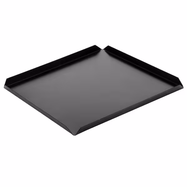 (5 stuks) Presenteerschaal - Aluminium - 170x170x10mm - vierkant - zwart