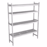 Étagère de base en aluminium - 1491 x 1800 mm - Capacité de charge : 600 kg