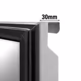 Rashladni pult ECO - 900x700 mm - 240 l - Statičko hlađenje - s 4 ladica - Podignuti rub