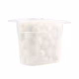 (6 Stück) Polypropylen-Behälter GN 1/9 - Milchig - Höhe: 100mm