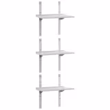 Étagère murale ECO en inox - 800 × 300 mm - avec 3 étages