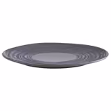 (6 pcs) LOOPS | Platter - flat - Melamine - Ø270mm - Blue/Grey