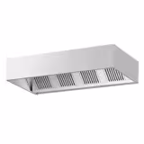 Commercial Wall-Mounted Extractor Hood – 2400mm – with Baffle Filters & Lighting
