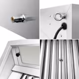 Seinähuuva - 1400 mm - 700 mm syvä - rasvasuodatin ja valaistuksella