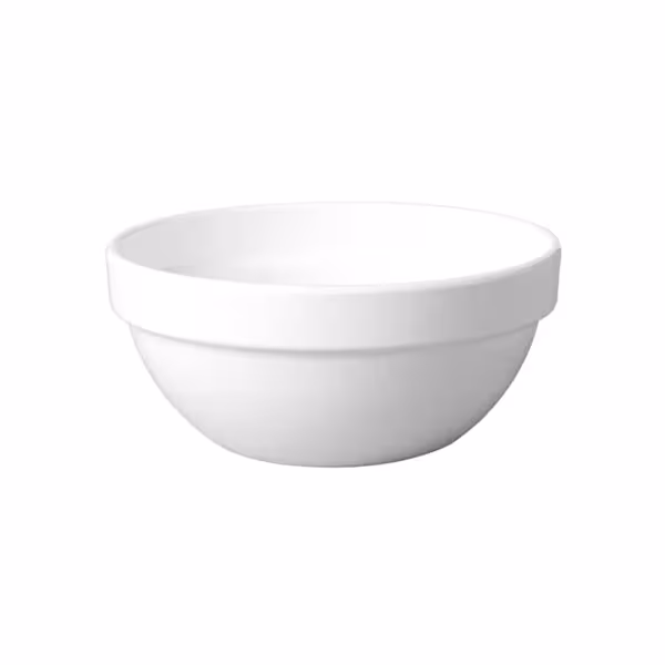 (6 stuks) Kom - FRIENDLY - PET - 0,15 liter - rond - Ø 100mm - Wit